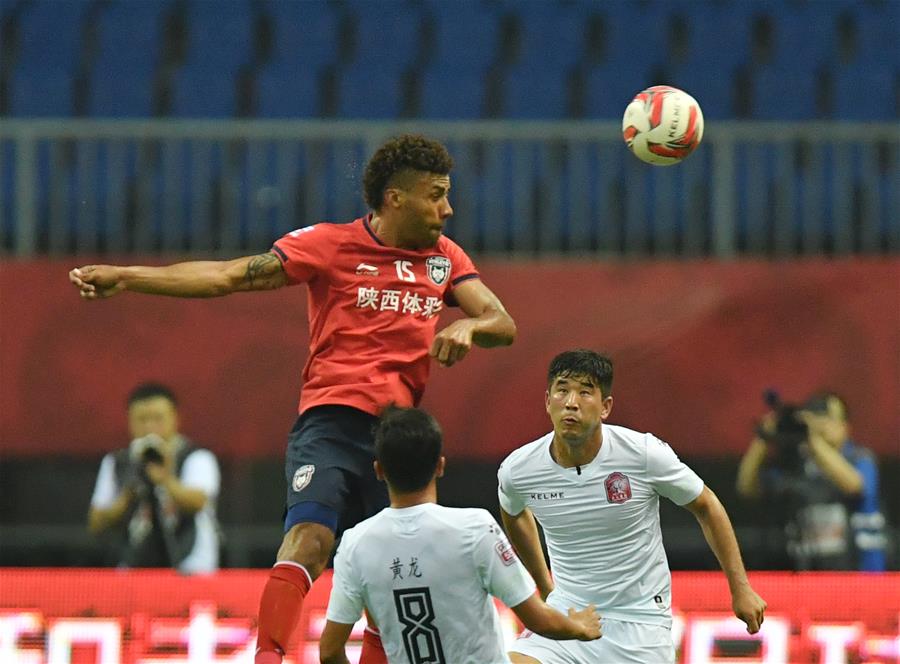 足球——中甲：陕西大秦之水胜新疆雪豹纳欢