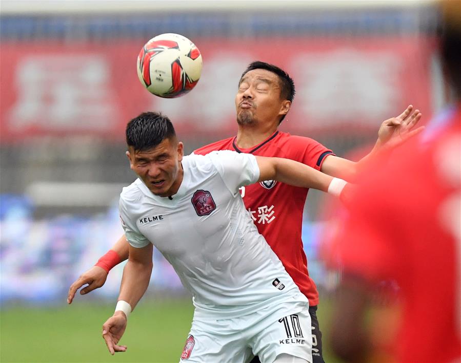 足球——中甲：陕西大秦之水胜新疆雪豹纳欢