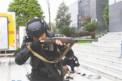 四川警方集中销毁枪支 发现一支罕见二战名枪