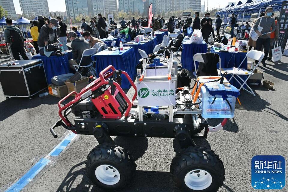 2021中国农业机器人大赛在青岛举行