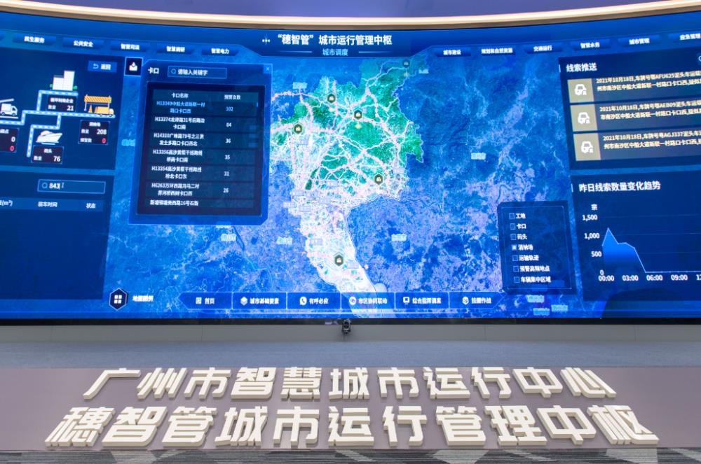 “स्मार्ट नवप्रविधिको सञ्चालन” बाट शहरको दिगो विकासलाई प्रवर्द्धन_fororder_△广州市智慧城市运行中心 图片来自：广州日报·新花城记者何道岚、苏俊杰
