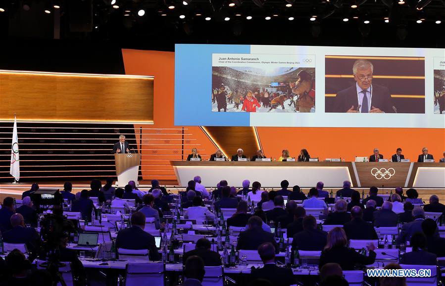 Reports on activities of Beijing 2022 made at 134th IOC session