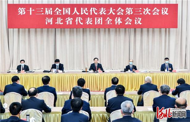 河北省代表團召開全體會議