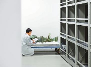 （中首）三星堆文物边修复边展出 还原中华古蜀文明的细节