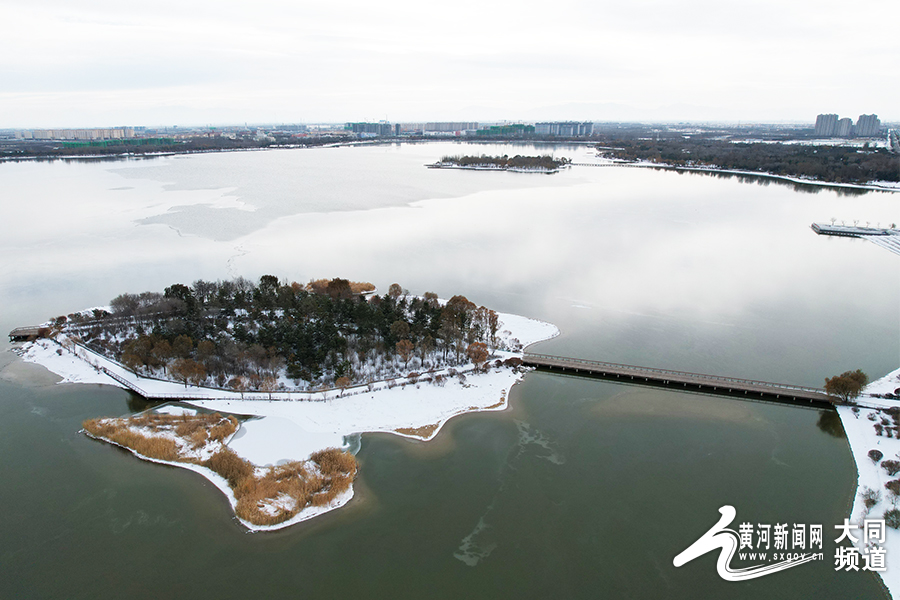 有一种美叫冬日的文瀛湖 湖面结冰宛如明镜_fororder_14