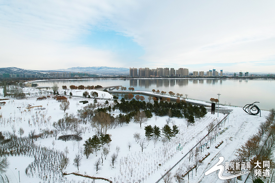 有一种美叫冬日的文瀛湖 湖面结冰宛如明镜_fororder_9