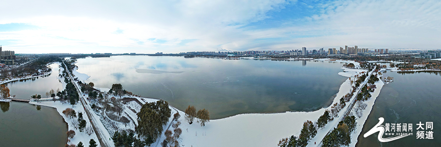 有一种美叫冬日的文瀛湖 湖面结冰宛如明镜_fororder_17