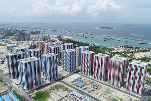 中企承建马尔代夫社会住房项目提前交付 极大缓解当地住房压力