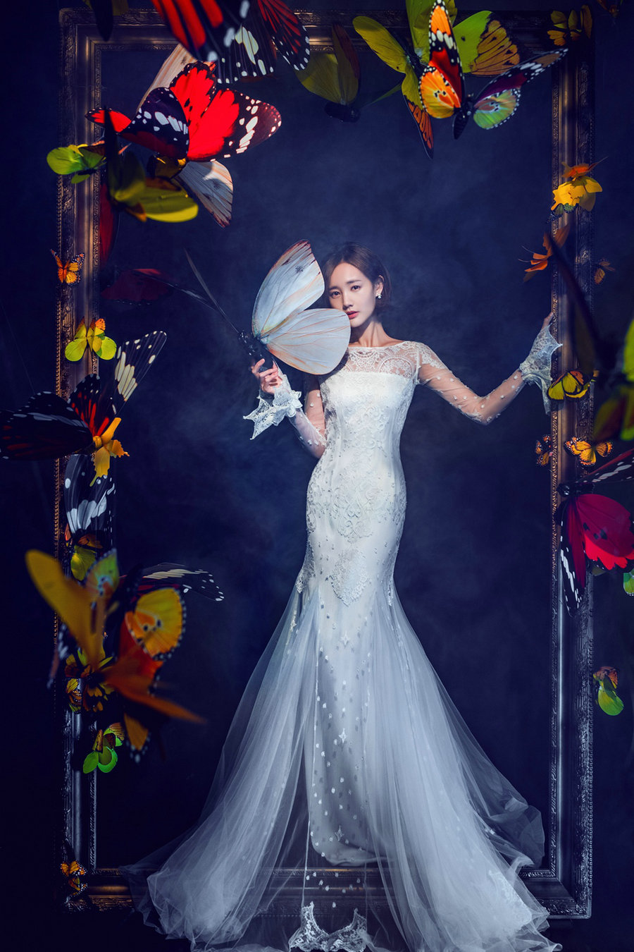 李一桐时尚大片 化身新娘演绎"爱情童话"