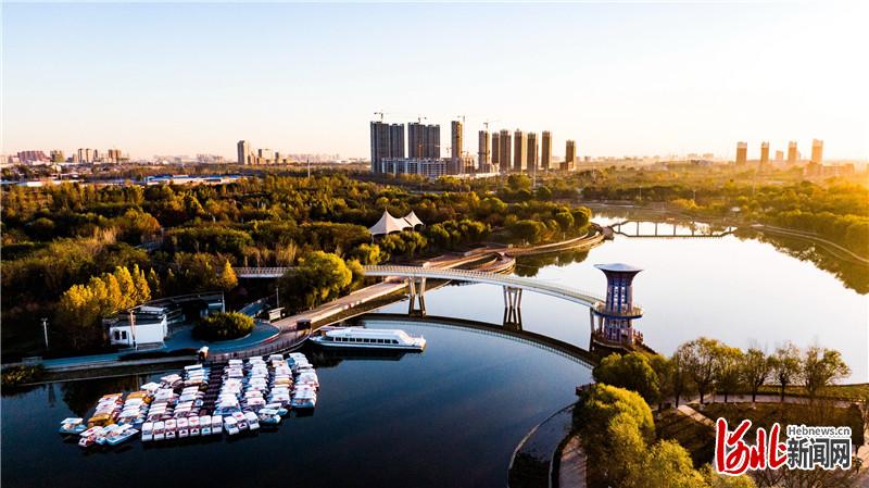 河北石家庄：环城水系美景如画