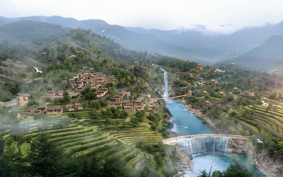 美景山东｜翼云石头部落：山东规模最大的石板房建筑群