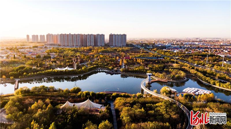 河北石家庄：环城水系美景如画