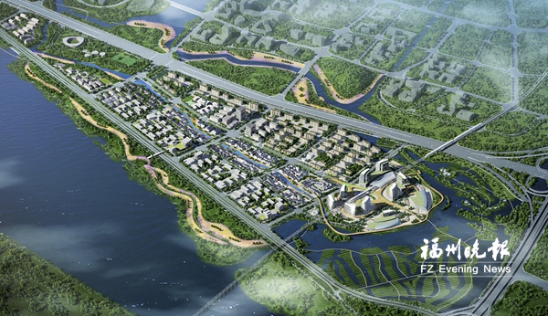 福州南台島帝封江片區將建特色茉莉小鎮