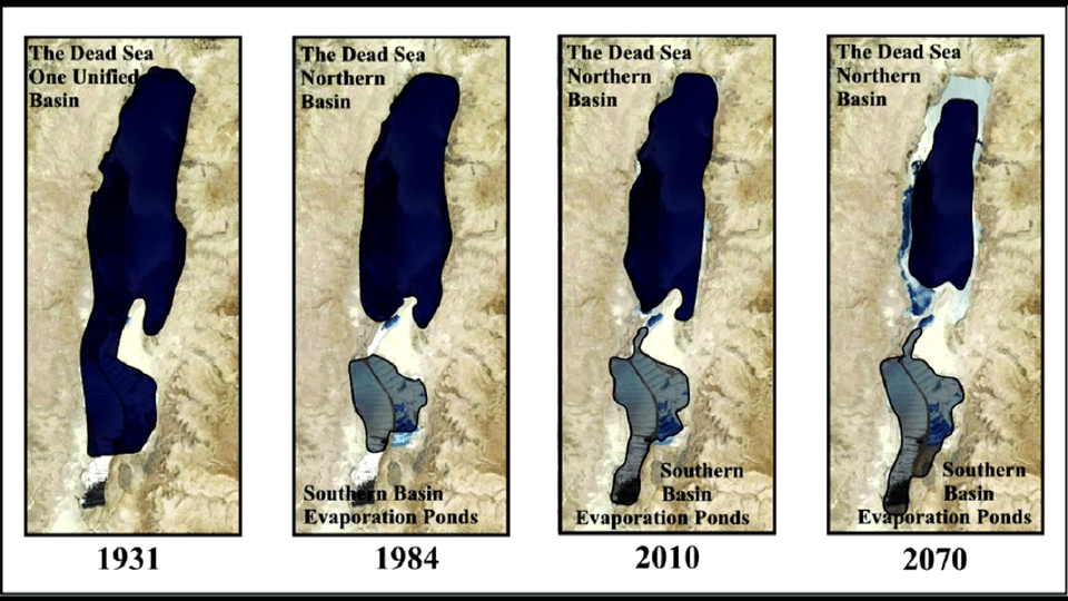 死海將在2050年左右徹底枯竭？ 拯救死海的行動一波三折
