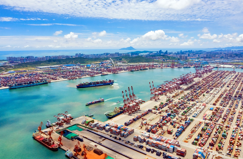 新发展看山东山东港口青岛港海铁联运箱量连续六年居全国沿海港口第一