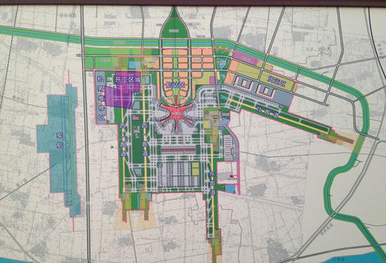 首都机场t4规划图图片
