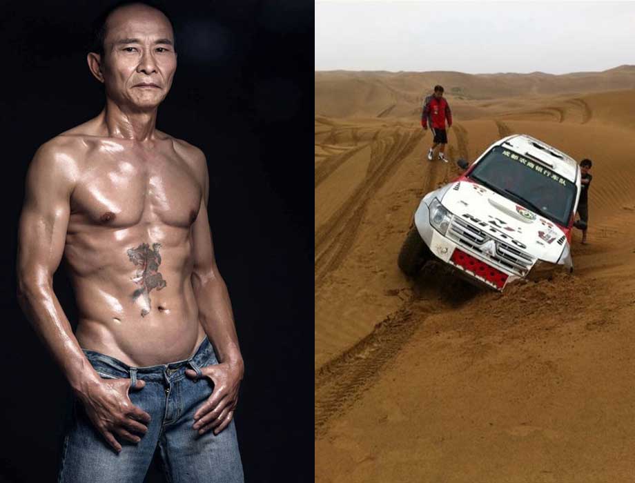 青春永驻的秘密 61岁肌肉爷爷赛车驰骋大漠 青春永驻的秘密 61岁肌肉爷爷赛车驰骋大漠