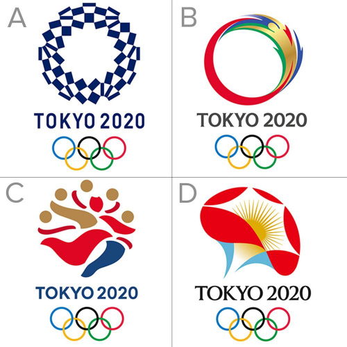 东京奥运候选会徽历经风波再揭晓 你选哪幅？(图)