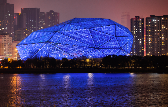 沈阳盛京大剧院夜景图片