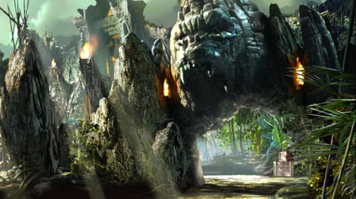 《金刚：骷髅岛》首发概念照 神秘岛屿入口曝光