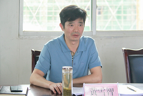 自贡市沿滩区委书记黄雪智调研生态环境保护工作