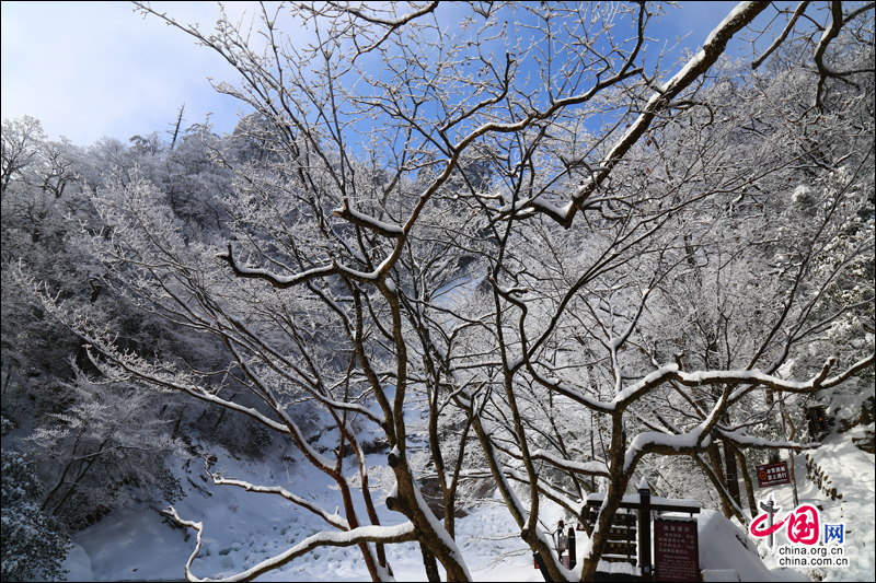 天堂寨：在无边秋色里遭遇飞雪