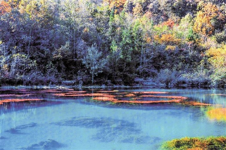 六盘水市钟山区七彩湖冬韵