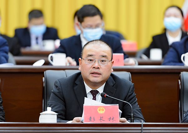 唐小华当选区长_fororder_3大安区委书记彭长林讲话(摄影-廖志全)