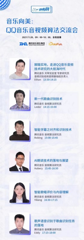 突破听感、音乐向美 TME科技乐享季QQ音乐音视频算法交流会开始报名