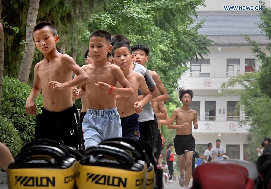 Pic story: Young learners practise Taiji in central China's Henan Province