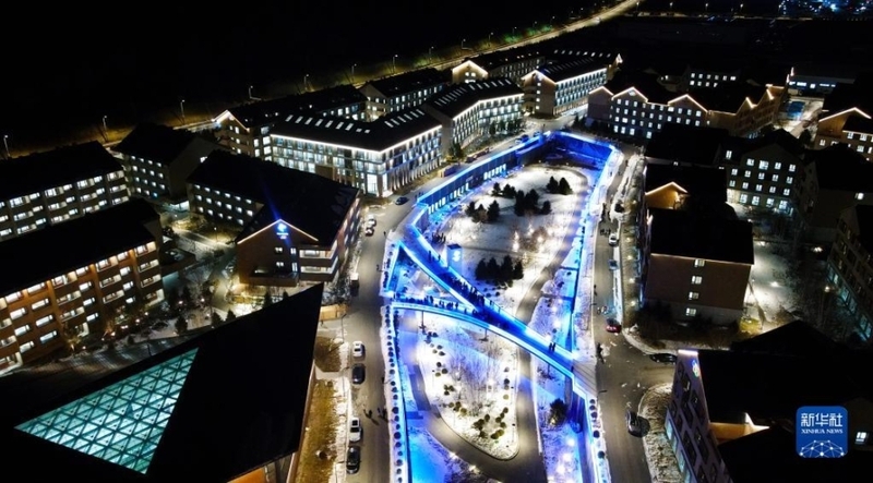 Kauyen wasannin Olympics na lokacin hunturu na Zhangjiakou da dare_fororder_1