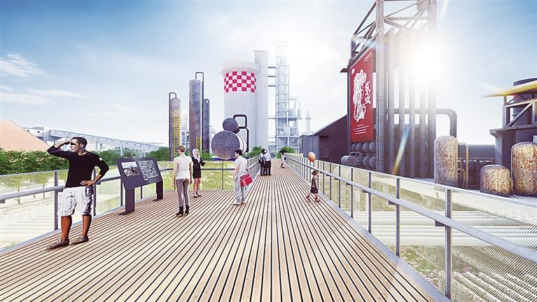 河北沧州：昔日老厂区迎来美丽蝶变 大化工业遗址改造亮点多多_fororder_4