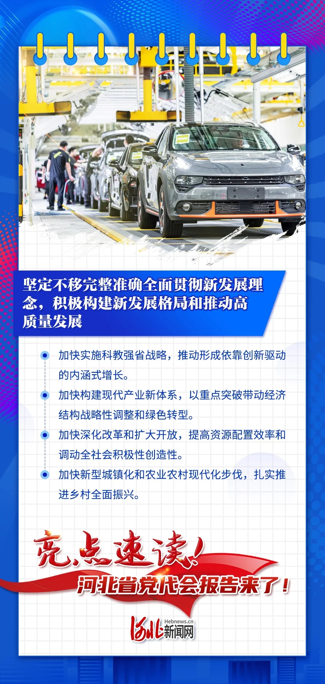 海报丨亮点速读！河北省第十次党代会报告来了！