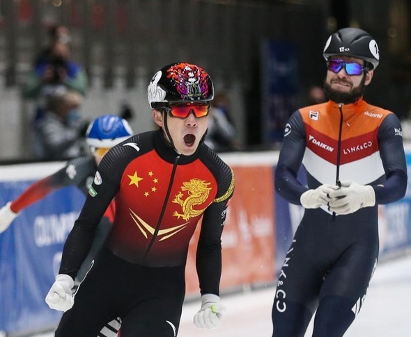 短道速滑世界盃多德雷赫特站：任子威奪得男子1500米冠軍