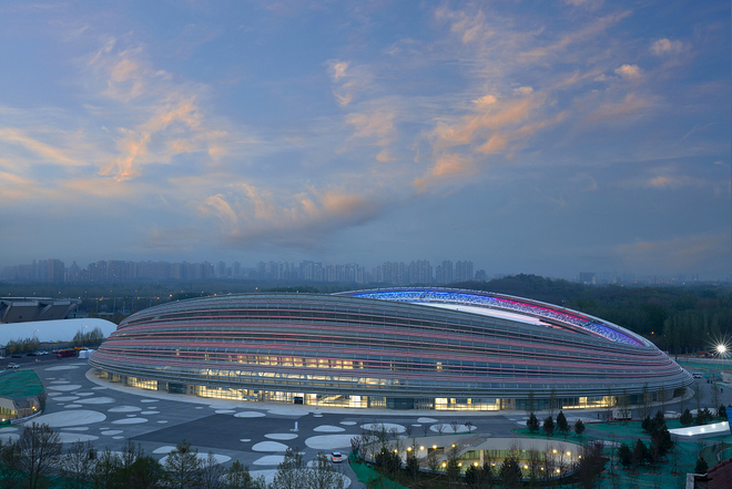 Beijing 2022 Winter Olympic Games: National Speed Skating Oval_fororder_ice ribbon (2)