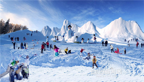 【龙游天下】雪博会首次推出大型实景3D雪秀