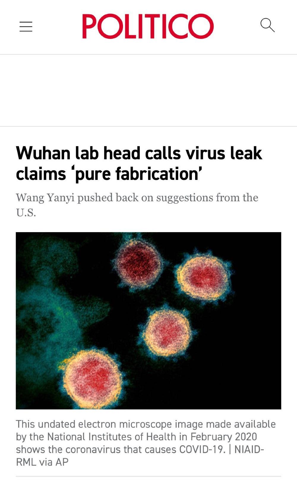 cgtn专访武汉病毒所所长驳斥新冠病毒阴谋论 引全球主流媒体关注