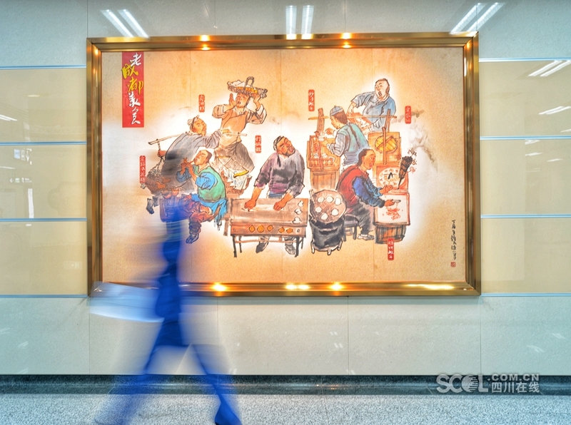 成都地铁首条环线7号线车站集中亮相 传闻已久的"少女心"站台抢先看