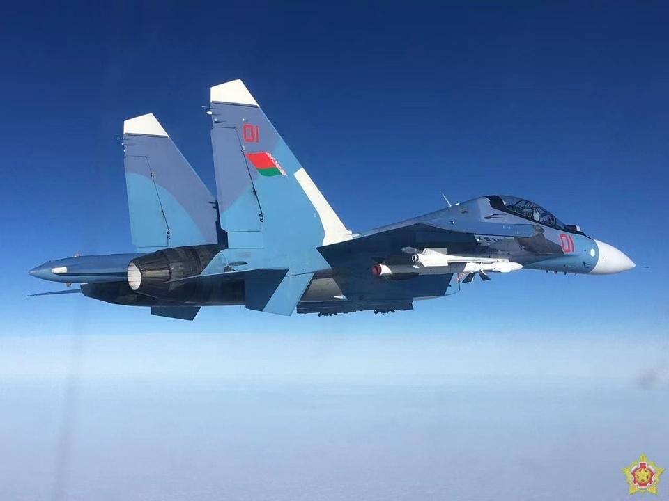 白俄羅斯與俄羅斯空軍繼續執行聯合巡航任務