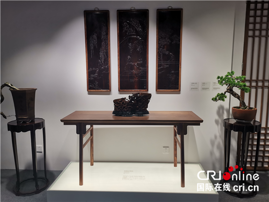 （B 文體列表 三吳大地蘇州 移動版）宋衛東紅木傢具藝術展在蘇州博物館開幕