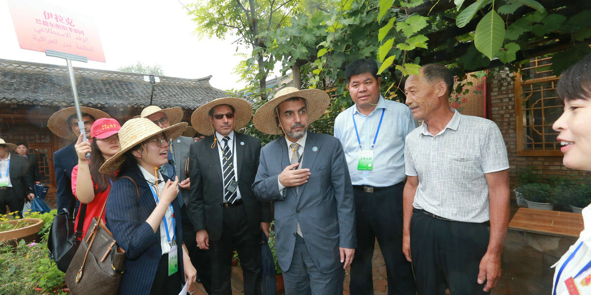 外宾参观兰考县东坝头镇张庄村游家小院_fororder_微信图片_20190701150915