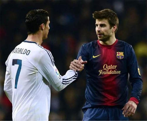 皮克自曝同c罗关系很好:我们只是很少沟通