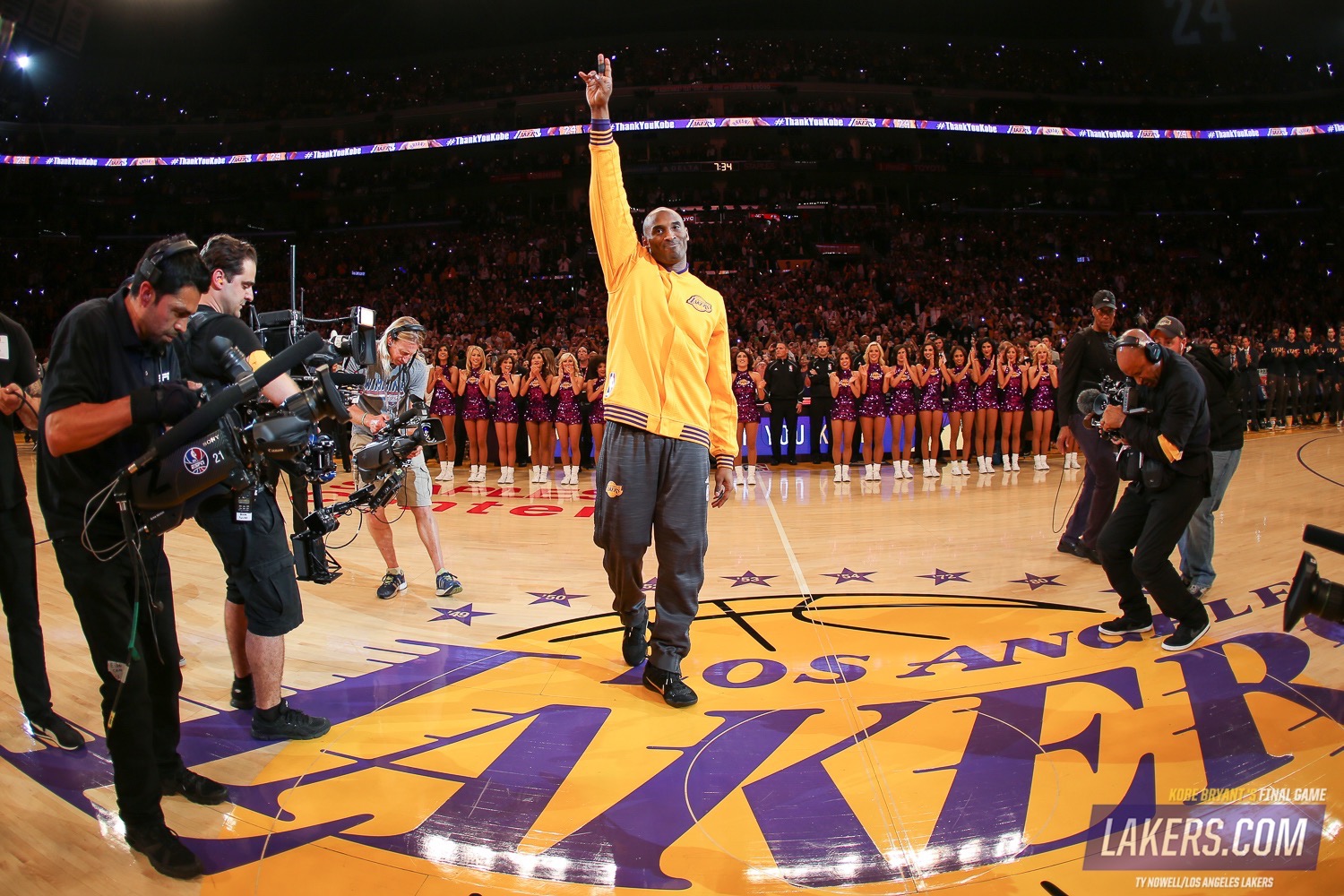 说不完的再见回顾科比告别日的60个瞬间