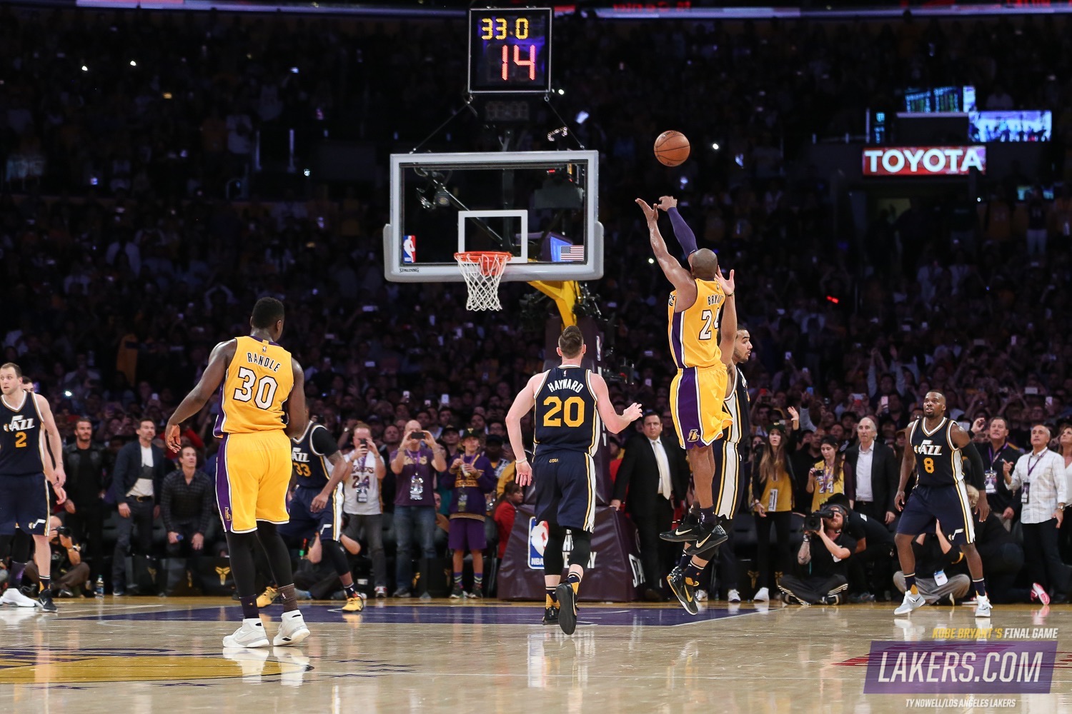 说不完的再见!回顾科比告别日的60个瞬间