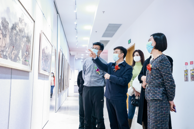 “迎冬奥·一起向未来”中国书画名家作品邀请展在石景山区文化中心成功开幕