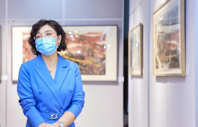 “迎冬奥·一起向未来”中国书画名家作品邀请展在石景山区文化中心成功开幕