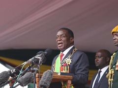 津巴布韋新總統宣誓就職
