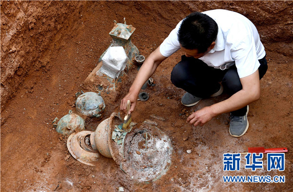 【城市遠洋】【中原文化-圖片】河南洛陽發掘一處西漢家族墓 墓主身份成謎