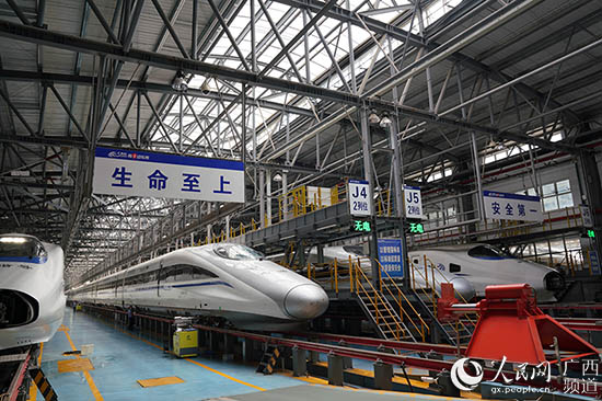 广西南宁进港动车将于7月10日开通