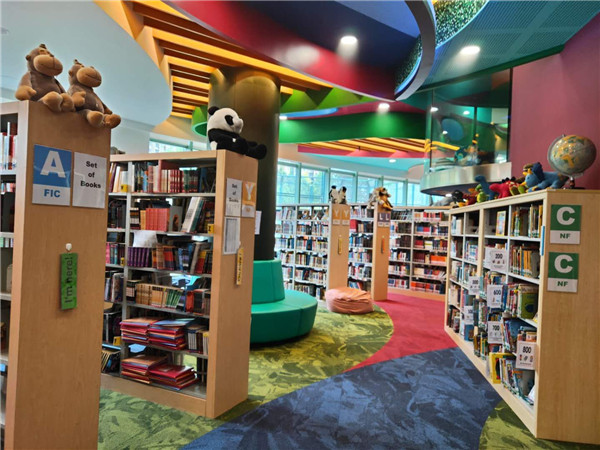 長春市少年兒童圖書館在長春美國國際學校德國部設立分館